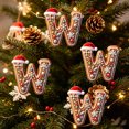 thumbnail image 5 of 26 Letters Christmas Tree Hanging Ornaments, Personalized Pendants for Holiday Decor, 5 of 7