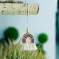 thumbnail image 3 of Decoración colgante de arco iris YONGSHENG paquete de 3 tapices de macramé, 3 of 5