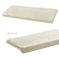 thumbnail image 2 of PURE ERA Bullnose Soft Plush Carpet Stair Tread Non-Slip Self Adhesive Skid Resistant Tape Free 9.5" x 30"x1.2" 7 Pieces Beige, 2 of 9