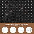 thumbnail image 5 of Fionafurn 6 Panel Room Divider, Wooden Folding Privacy wall pegboard display for Craft Show Living Room, Black, 5 of 7