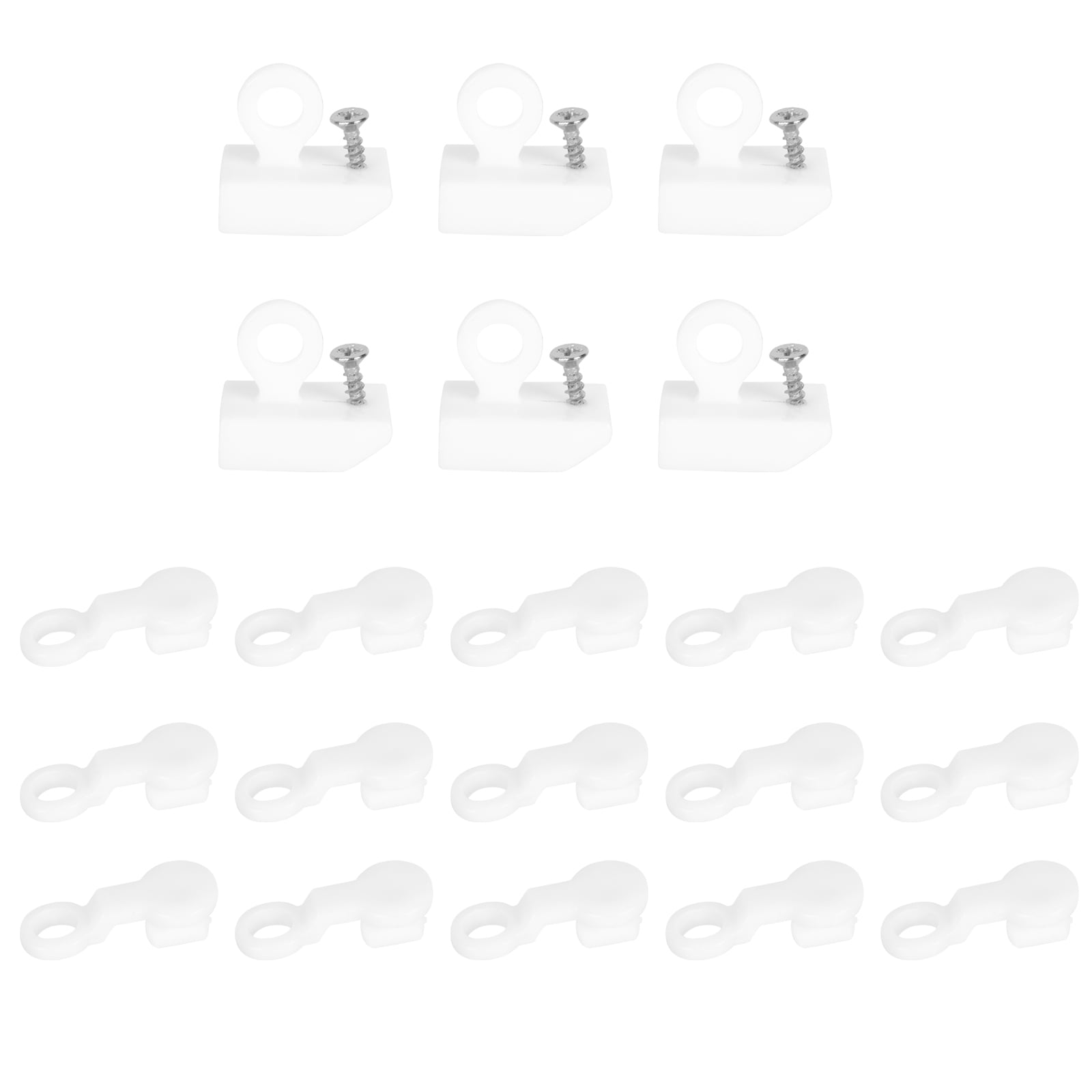 NUOLUX Curtain Track Rollers Drapery Roller Rail Glider Carriers Wheels