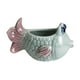 thumbnail image 3 of Plantilla de pescado Sala de estar Sala de estar Decoración del hogar Centro de mesa de cerámica Centro de mesa Centro de mesa decorativa Mini maceta Multicolor a, 3 of 8
