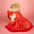thumbnail image 4 of Doggy Parton, Dog and Cat Clothes, Evening Star Pet Gown, Red, Small, 4 of 15