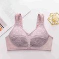 thumbnail image 4 of Women's Cotton Front Buckle Vest Bra Soft And Skin Friendly Comfortable, 4 of 4