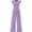 Light Purple, variant on Summer Jumpsuits for Women Dressy Casual Ruffle Cap Sleeves Romper Crew Neck Rib Knit One Piece Outfits