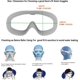 thumbnail image 4 of Kids Swim Goggles Age 3-8,Child Goggles No Hair Pull,Wide Swimming Mask Boys/Girls, 4 of 5