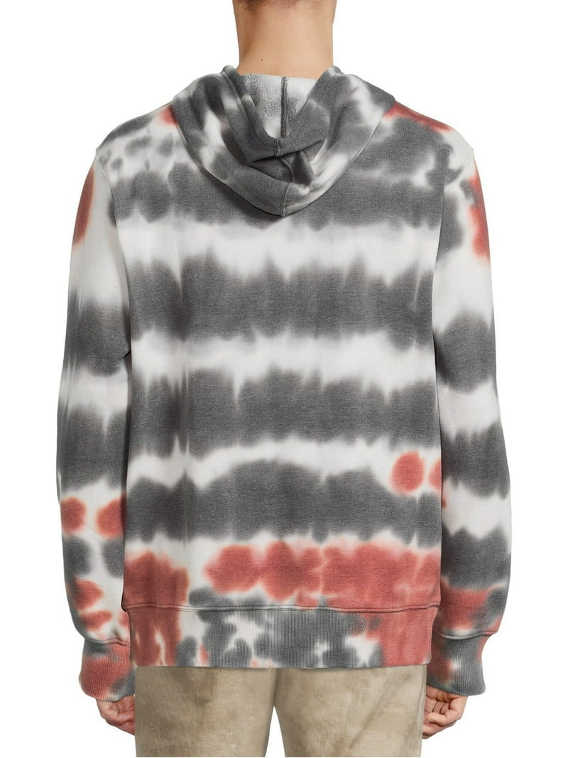 AC/DC Logo men's Tie Dye Hoodie - Rock Roll Comfort