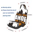 thumbnail image 2 of Picia Not All Who Wander Are Lost4 Print Waterproof Sweating Car Seat Cover for Post Gym Workout, Running, Beach and Hiking, Universal Fit Anti-Slip Bucket Seat Protector, 2 of 5