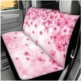 thumbnail image 3 of HUIACONG Car Seat Covers Full Set for Women Pink Cherry Blossom Car Accessories Steering Wheel Cover Center Console Cover Seat Belt Covers Coasters Headrest Covers Keychain,14 Pcs, 3 of 8