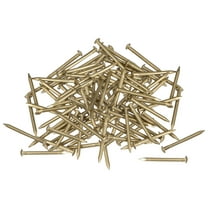 Uxcell Small Tiny Brass Nails for DIY Pictures Wooden Boxes Household Accessories 1.2x15mm