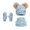 1-Light Green960, variant on Oiyii Toddler Girl Winter‑Accessory‑Set Solid Color Knit Soft Warm Beanie Neck‑Gaiter Glove Outfit, Light Purple