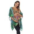 thumbnail image 6 of White Mark Women's Maternity Short Caftan with Tie-up Neckline, 6 of 7