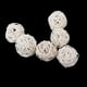 thumbnail image 4 of 18 piezas Bola de Mimbre Natural Decoraciones Navideñas Sunnimix Bola natural de ratán, 4 of 8
