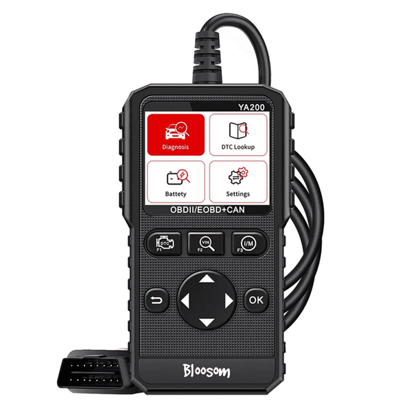 Escáner Para Auto Bloosom Ya200 Obd2 Función Completa Prueba Voltaje Negro