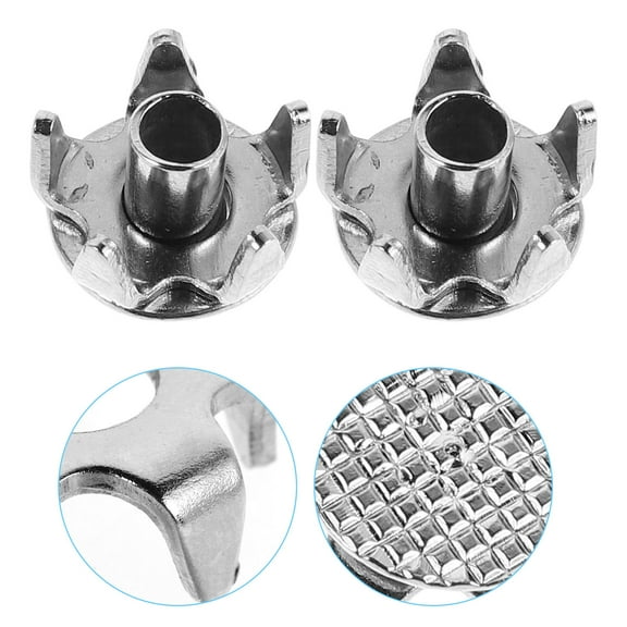 FESTFENDS 50Pcs Ice Snow Cleats Silver Anti-Slip Shoe Spikes for Winter Hiking and Climbing