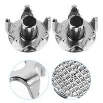 FESTFENDS 50Pcs Ice Snow Cleats Silver Anti-Slip Shoe Spikes for Winter Hiking and Climbing