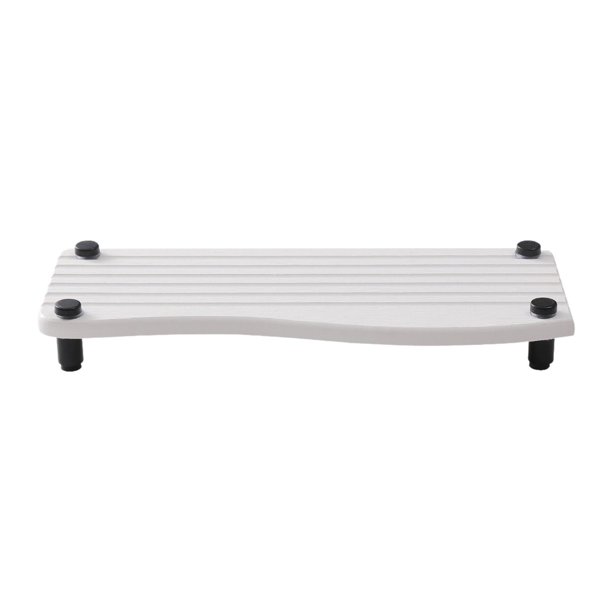 Alfombrilla de secado para fregadero, absorbente de agua, para encimera de cocina, escurridor de hotel Blanco
