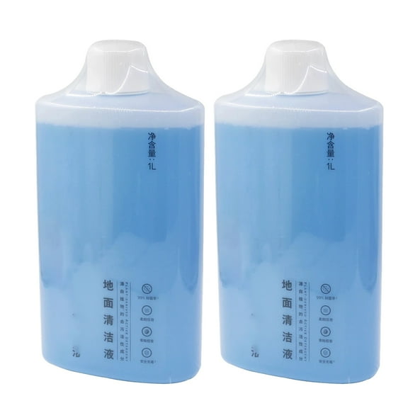 1L Floor Cleaning Solution Compatible for Roborock, Low-Foam Non-Toxic Cleaner, Fresh Citrus Scent, 2-Pack