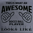 thumbnail image 2 of CafePress - This Is What An Awesome Bocce Ball Player Cap - Adjustable 100% Brushed Unisex Casual Cotton Baseball Cap, Beige, 1, 2 of 2