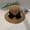 Auburn, variant on European And American Wind big-Brimmed Bow Bonnets Summer Sun Protection Outdoor Travel With Fashionable Hats Ladies Straw Hats
