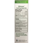 Rhinase Soothing Nasal Gel - 1 oz - Soothes and Moisturizes Dry Nasal Passages for Dry Noses