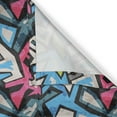 thumbnail image 4 of Ambesonne Grunge Valance Pack of 2, Street Art Graffiti Funk, 54"X12", Multicolor, 4 of 5