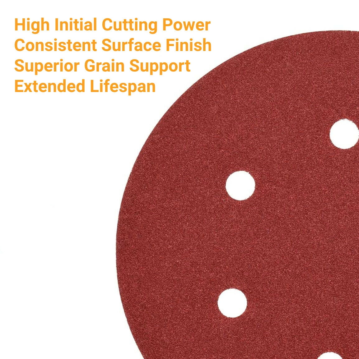 S SATC 100x 6 inch Hook Loop Sanding Discs 60 80 120 180 240 Grit Orbital Sander Paper