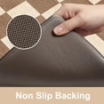 thumbnail image 4 of Anti Fatigue Kitchen Mat, Farmhouse Checkered Kitchen Rugs, Kitchen Floor Mats Non-Slip,Comfort Kitchen Mats for Floor Sink, Laundry, Office, Desk Khaki and Beige 17"x47"+17"x29", 4 of 6