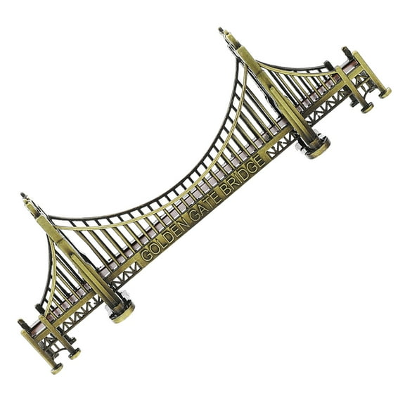 Decoration Gold Home San Francisco Bridge Model Travel
