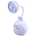 thumbnail image 2 of Storage Box Desktop Fan with 360 Degree Adjustable Angle Silicone Hose, 2 of 4