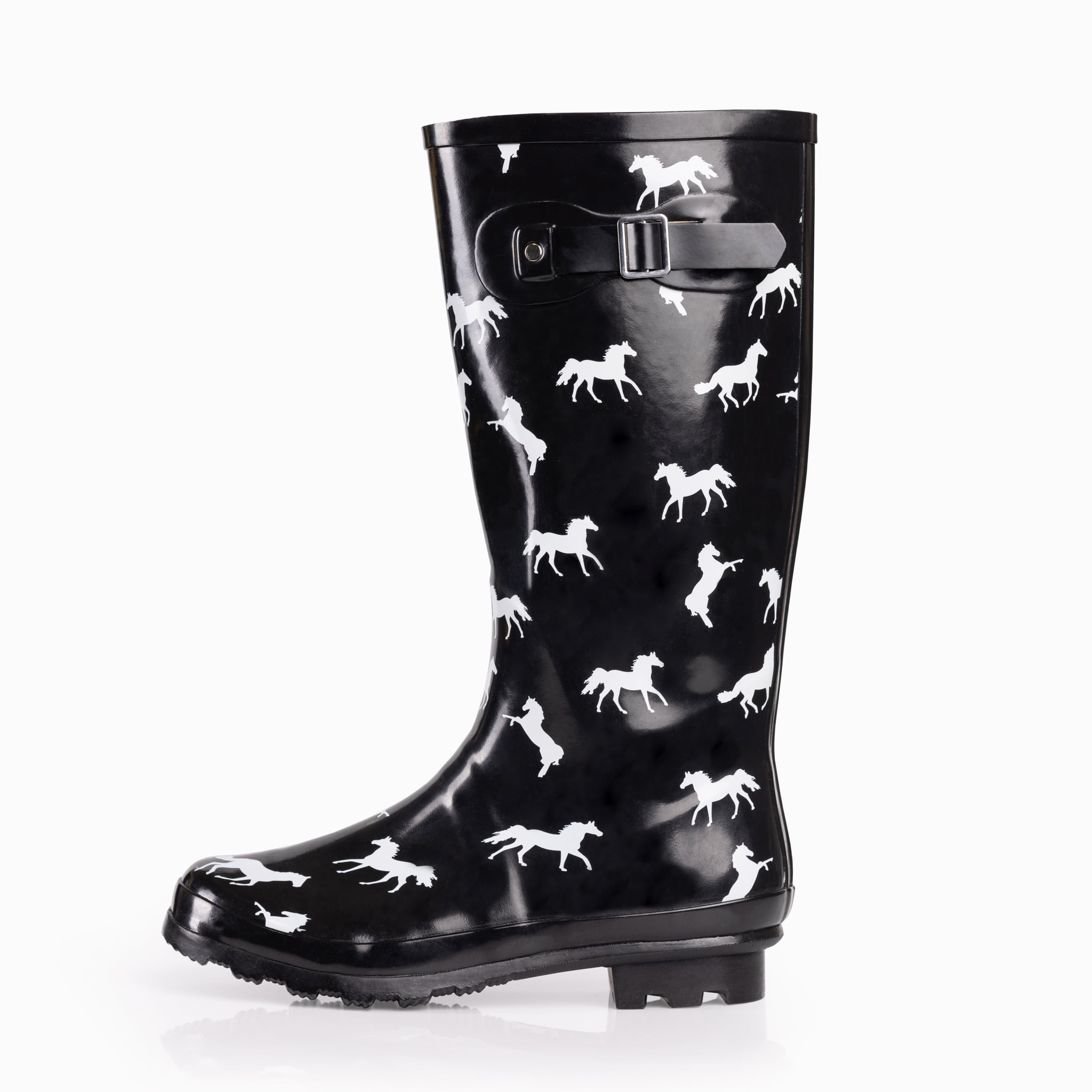 NORTY Women s Mid Calf 13 inch Female Rain Boot Medium Size 8