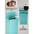 thumbnail image 3 of CL.HPAHKL13 Gallon Kitchen Trash Can Automatic Kitchen Trash Can Touch Free High-Capacity Garbage Can with Lid for Bedroom Home Office 50 Liter&nbsp; Bathroom Trash Can, 3 of 7