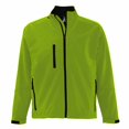 thumbnail image 1 of SOLS - Chaqueta soft shell Modelo relax hombre caballero (transpirable, cortavientos y resistente al agua) (Verde Absenta) SOLS UTPC347_absinthgreen, 1 of 3