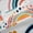 White Deepblue Orange, variant on Homewish Bohemain Rainbow Black Out Curtains,Colorful Loves Stars Curtains Pack of 2 (42x63 Each),Boho Theme Bedroom Curtains For Girls,Super Cozy Room Decor