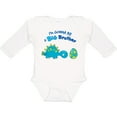 thumbnail image 3 of Inktastic Happy Dinosaur Future Big Brother Boys Long Sleeve Baby Bodysuit, 3 of 5