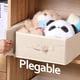 thumbnail image 5 of 8 cajas de almacenamiento plegables Bolsas organizadoras de ropa tipo cajón Cestas de almacenamiento de tela resistente Adecuadas para ropa, juguetes, libros y uso en dormitorios, 5 of 7
