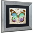 thumbnail image 2 of Trademark Fine Art "Papillon I" Canvas Art by Color Bakery Black Matte, Silver Frame, 2 of 4