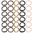 thumbnail image 1 of 100 piezas de lazos para el cabello para mujeres, cabello fino, sin costuras, coleteros, alta elasticidad, sin daños, bandas para el cabello, lazos para el cabello de colores para niñas, accesorios, 1 of 6