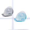 thumbnail image 2 of 2pcs Plastic Wall Holder with Strong Suction Cup Rack Organizer (1pc Blue and 1pc Grey), 2 of 5