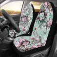 thumbnail image 2 of ABPHQTO Juego de 2 fundas para asientos de coche, rosas de acuarela, flores, protector universal para asientos delanteros de coche, apto para coche, SUV, sedán, camión, 2 of 3