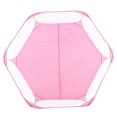 thumbnail image 4 of Parc pour Petits Animaux Portable Transparent Cage pour Chiot Chat Lapin pour Extérieur Rose, 4 of 5