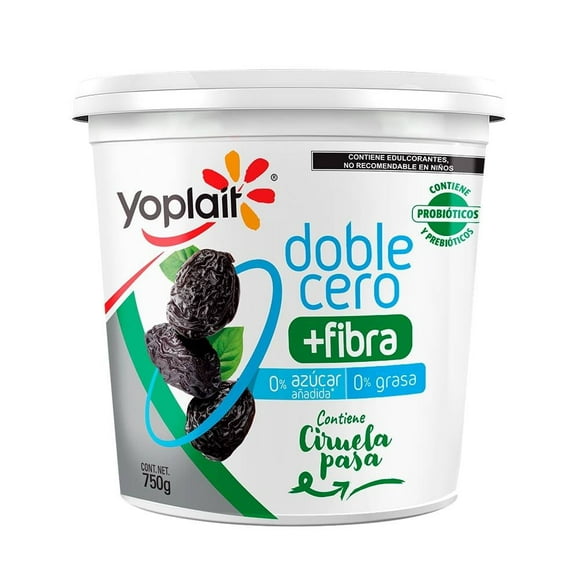 Yoghurt batido Yoplait doble cero ciruela pasa 750 g