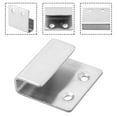 thumbnail image 5 of Stainless Steel U-Shape Corner Brackets 40x11x34mm Silver Hanging Hooks Rust-Proof Support Tiles Mirrors Wall Mount Hardware Durable Metal Fixture Home Improvement Building Supplies, 5 of 10