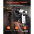 thumbnail image 3 of KFFKFF Air Hammer, 4500BPM Pneumatic Hammer with Rust Removal Air Needle Scaler & 4PCS Chisels Round Shank, Lightweight & Compact Air Chisel Pneumatic Shovel Tool, 3 of 9
