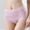 Pink, variant on Fancifize Mid Waist Lace Underwear for Women Seamless Mesh Sexy Panties Ladies Stretch Full Coverage Briefs 2-Pack,XL,Black