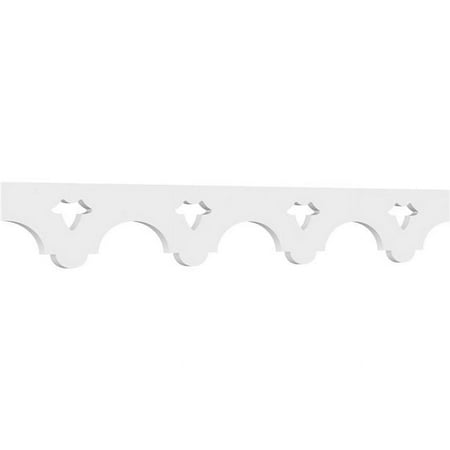 

6 x 48 in. Pitch 0.62 in. Davenport Architectural Grade PVC Running Trim