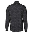 thumbnail image 3 of Men's Cutter & Buck  Black Akron RubberDucks Big & Tall Traverse Camo Print Stretch Quarter-Zip Pullover Top, 3 of 3