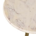 thumbnail image 2 of Better Homes & Gardens Aster Drink Table, White Marble, 2 of 6