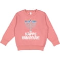 thumbnail image 2 of Inktastic Happy Hanukkah Menorah Toddler Sweatshirt, 2 of 4