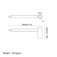 thumbnail image 2 of Eigraketly Llave hexagonal de varilla de 7mm resistente al desgaste, llave de tubo de buje de acero inoxidable, destornillador de superficie brillante, Accesorios para instrumentos musicales Eigraketly OD025212-00, 2 of 6